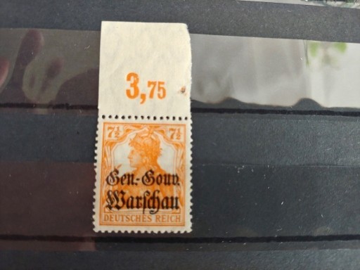 Zdjęcie oferty: GGW  ON 9 ** okupacja niemiecka 1918r