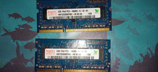 Zdjęcie oferty: Pamięć RAM Hynix PC3-10600 2 sztuki