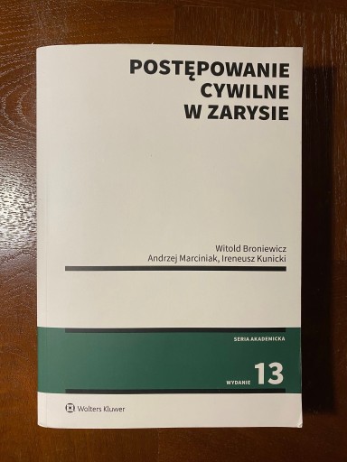 Zdjęcie oferty: Postępowanie cywilne w zarysie