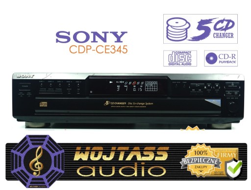 Zdjęcie oferty: Zmieniarka na 5 płyt CD Sony CDP-CE345