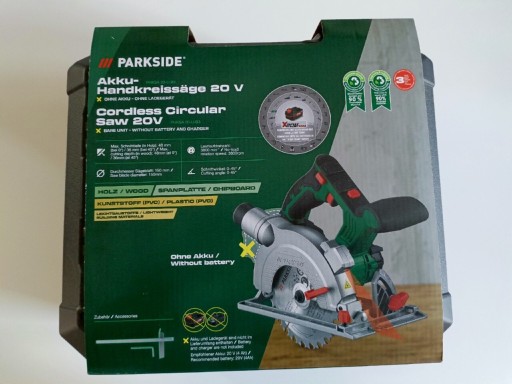 Zdjęcie oferty: Piła pilarka tarczowa 20V,PARKSIDE PHKSA 20 Li B3