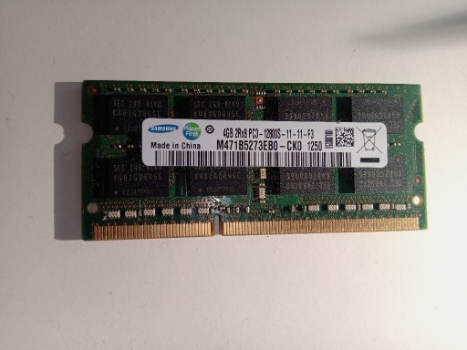 Zdjęcie oferty: SODIMM Samsung PC3-12800S 4GB