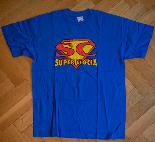 Zdjęcie oferty: Podkoszulka T-shirt Tiszert Super ciocia niebieska