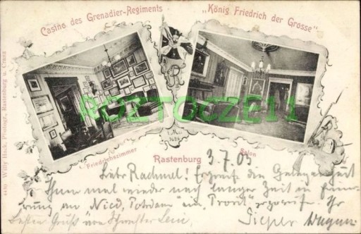 Zdjęcie oferty: KĘTRZYN Rastenburg koszary kasyno Casino 1903
