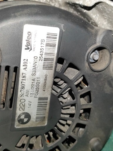 Zdjęcie oferty: Alternator Valeo 221A BMW 7807187