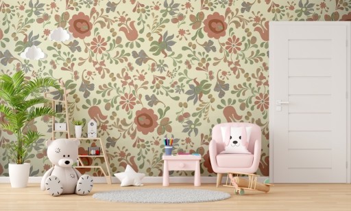 Zdjęcie oferty: Tapeta samoprzylepna Baby Flower pokój dziecięcy