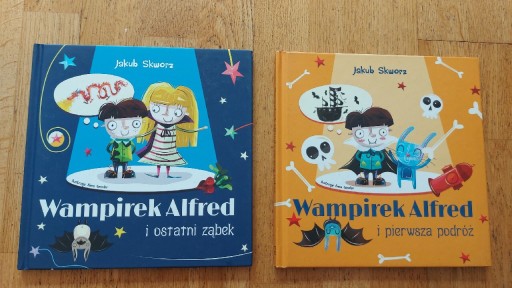 Zdjęcie oferty: Wampirek Alfred i ostatni ząbek. Wampirek Alfred i pierwsza podróż.