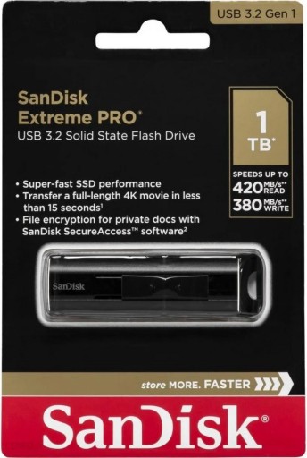 Zdjęcie oferty: Pendrive SanDisk Extreme PRO 1 TB USB Typu-A