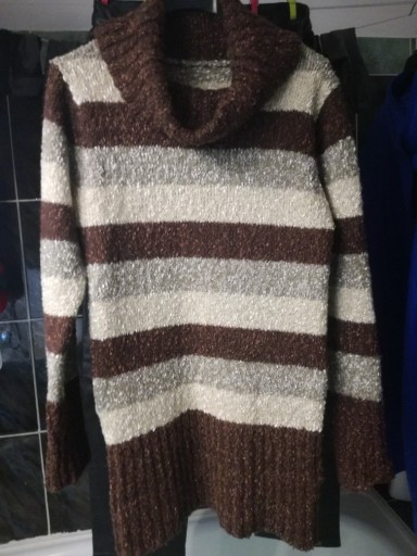 Zdjęcie oferty: Damski sweter z wełną w pasy