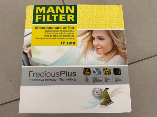 Zdjęcie oferty: filtr powietrza MANN FILTER FP 1919 FreciousPlus