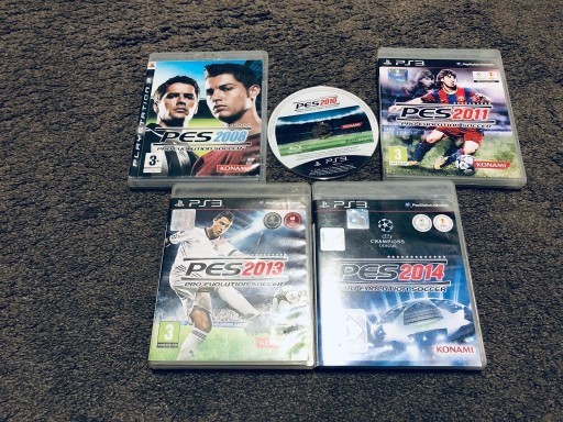 Zdjęcie oferty: Zestaw PES 08 10-14 2008 2010-2014 ENG PS3