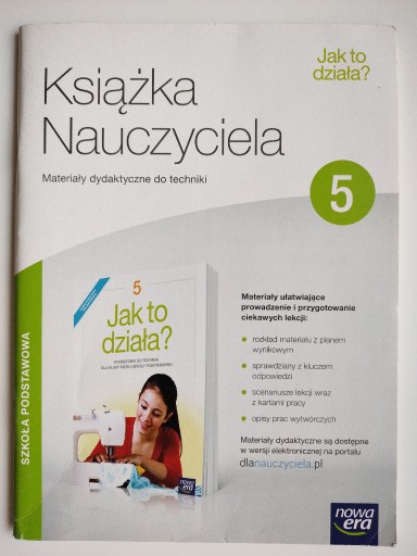 Zdjęcie oferty: Jak to działa - Książka nauczyciela - Klasa 5