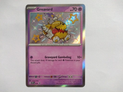 Zdjęcie oferty: Karta Pokemon Greavard SVP 070