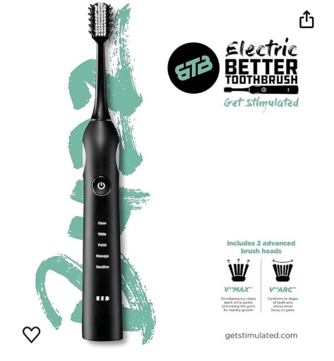 Zdjęcie oferty: Elektryczna szczoteczka do zębów BETTER - czarna