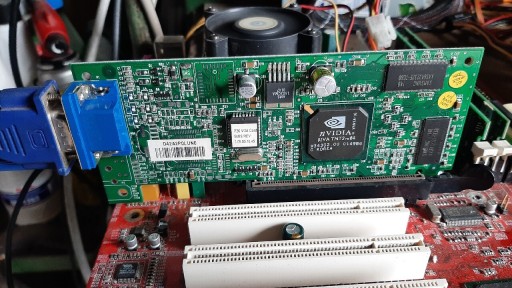 Zdjęcie oferty: Old karta graficzna AGP NVIDIA Vanta 16Mb vintage 