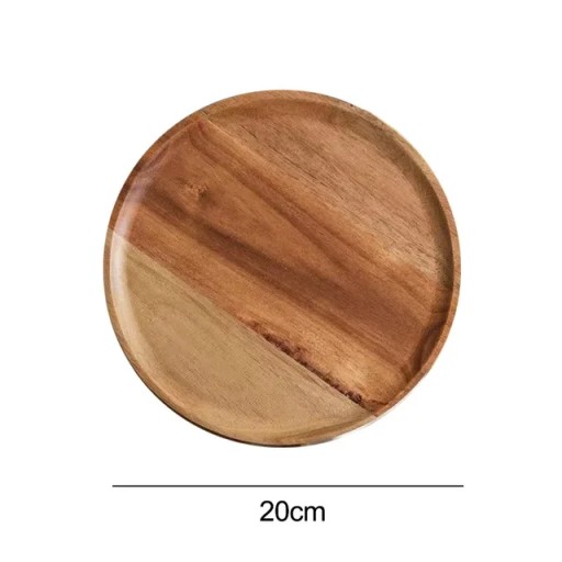 Zdjęcie oferty: Drewniany talerz o średnicy 20cm