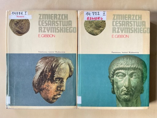 Zdjęcie oferty: ZMIERZCH CESARSTWA RZYMSKIEGO t. 1 i 2 E. Gibbon