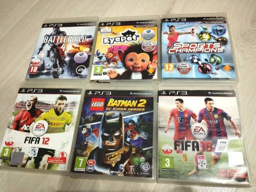 Zdjęcie oferty: 6 gier PS3 - Lego Batman 2, Battlefield 4 i inne