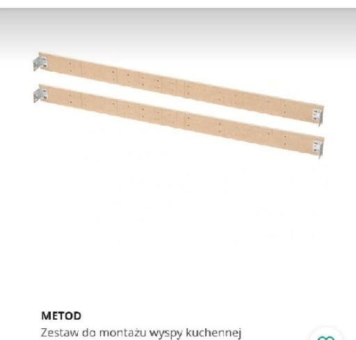 Zdjęcie oferty: METOD IKEA zestaw do montażu wysp 