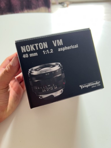 Zdjęcie oferty:  Voigtlander Nokton 40mm f/1.2 VM