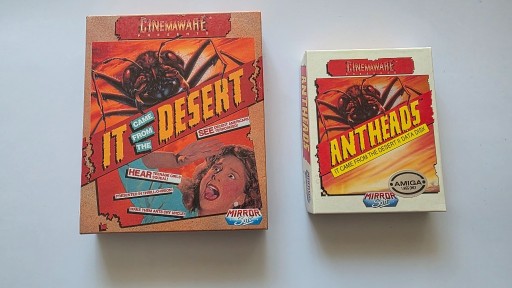 Zdjęcie oferty: Amiga It came from desert plus Antheads data disk premierowe