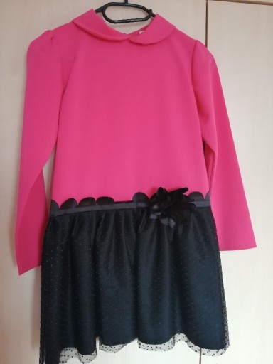 Zdjęcie oferty: Sukienka elegancka kolor różowy i czarny 