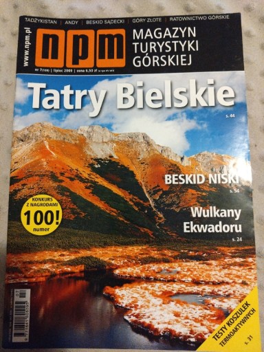 Zdjęcie oferty: NPM magazyn turystyki górskiej 7/2009