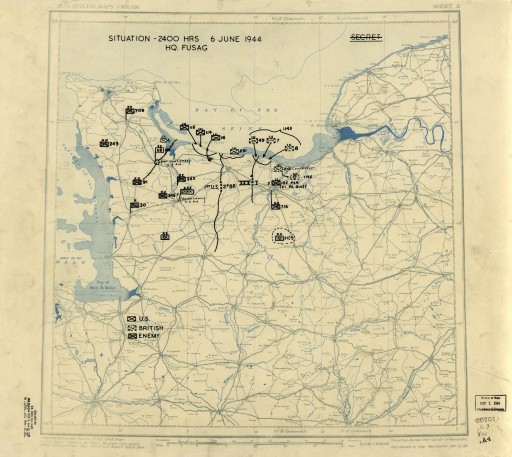 Zdjęcie oferty: FRONT ZACHODNI 1944-45 Mapy sztabowe US Army