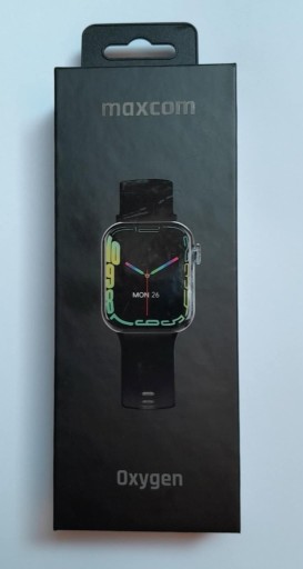 Zdjęcie oferty: Nowy, fabrycznie zapakowany Smartwatch Maxcom FW26 Oxygen  czarny