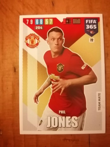 Zdjęcie oferty: karty panini fifa 365 2020 Phil Jones