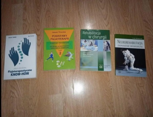 Zdjęcie oferty: Komplet 4 książek  rechabilitacji i fizjoterapii 