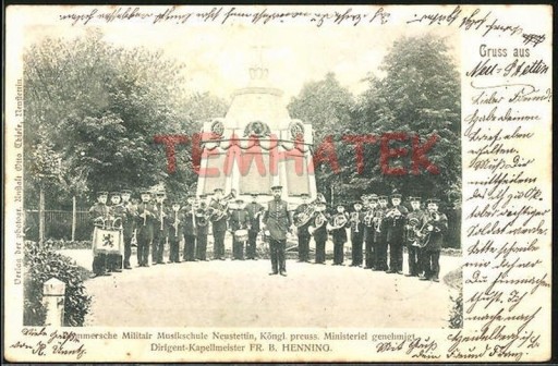 Zdjęcie oferty: SZCZECINEK Neustettin Pom. orkiestra wojskowa 1899