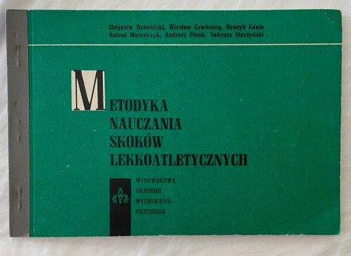 Zdjęcie oferty: METODYKA NAUCZANIA SKOKÓW LEKKOATLETYCZNYCH 1988