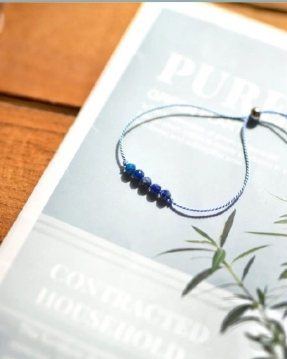 Zdjęcie oferty: bransoletka z lapisu lazuli lapis lazuli