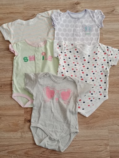 Zdjęcie oferty: 5 x Body krótki rękaw Carter's rozm.86/92