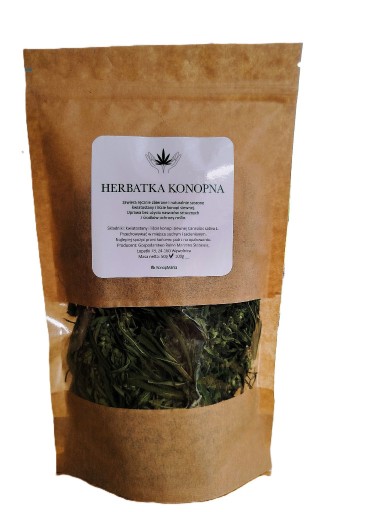 Zdjęcie oferty: Herbata Konopna CBD Susz Konopny 100% Wysoka Jakość 50g