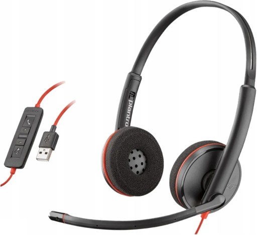 Zdjęcie oferty: Słuchawki Plantronics Blackwire C3220 USB-A czarne