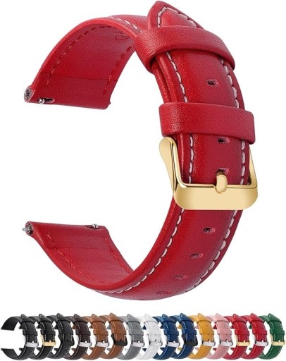 Zdjęcie oferty: Pasek do zegarka czerwony 20mm