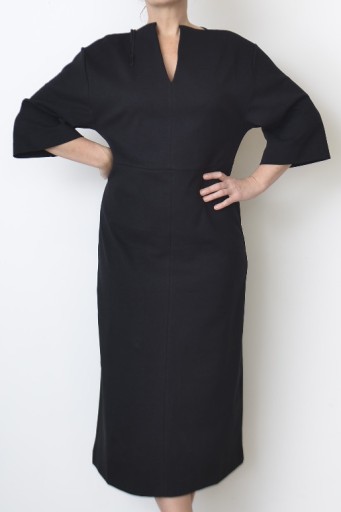 Zdjęcie oferty: COS Anzulu sukienka czarna S szerokie rękawy długa