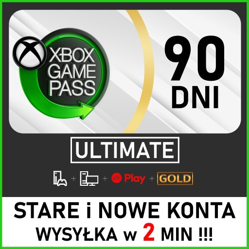 Zdjęcie oferty: XBOX GAME PASS ULTIMATE 90 DNI 3 MIESIĄCE +CORE+EA