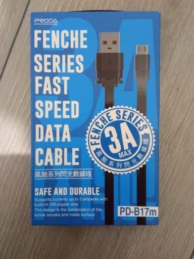 Zdjęcie oferty: PRODA FENCHE SERIES PD-B17I PŁASKI KABEL USB