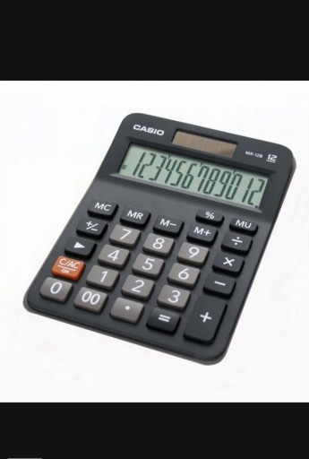 Zdjęcie oferty: Kalkulator Biurowy Casio MX-12B Nowy 12-cyfrowy