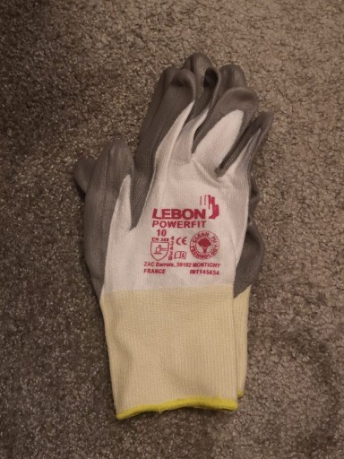 Zdjęcie oferty: Rękawiczki robocze Lebon Powerfit r.10