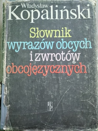 Zdjęcie oferty: Słownik wyrazów obcych i zwrotów obcojęzycznych