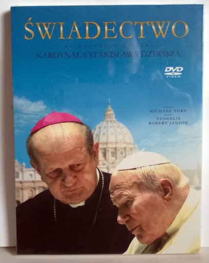 Zdjęcie oferty: DVD Świadectwo Kard. Stanisława Dziwisza NOWA
