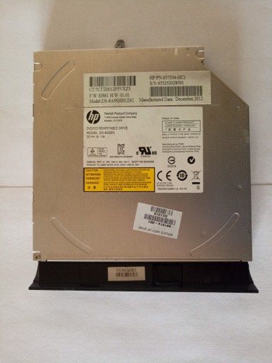 Zdjęcie oferty: Hp Pavilion G6-2000 napęd CD/DVD, stacja dysków