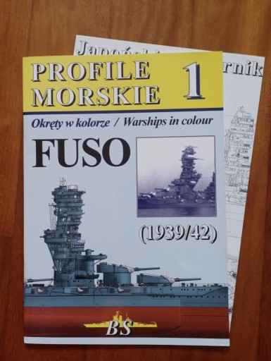 Zdjęcie oferty: Japoński pancernik Fuso 1939/42 Profile Morskie