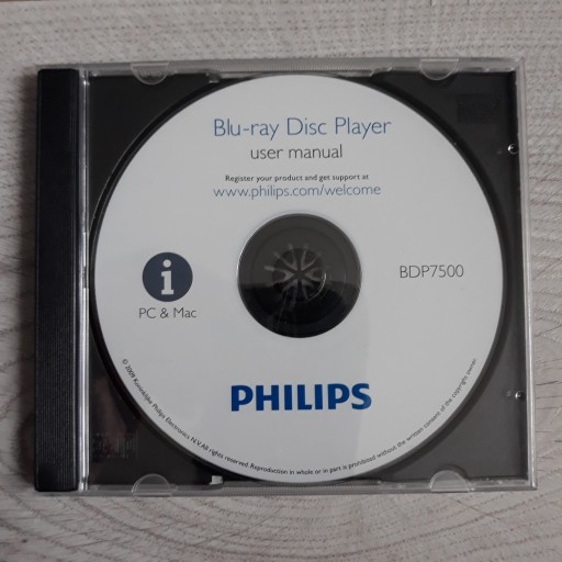 Zdjęcie oferty: INSTRUKCJA OBSŁUGI ODTWARZACZA DVD PHILIPS BLU-RAY BDP 7500