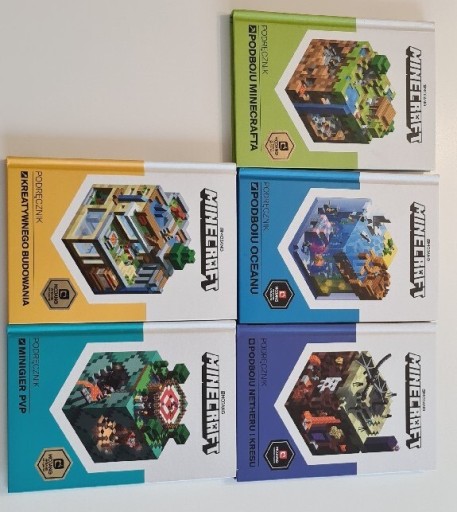 Zdjęcie oferty: Zestaw 5 książek Minecraft Mojang