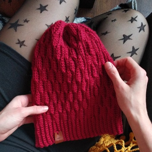 Zdjęcie oferty: Czapka BEANIE Anna M RÓŻNE KOLORY 100% wełna 